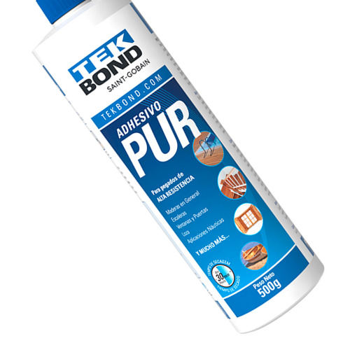 Adesivo poliuretano para madeira 500 g - PUR Adesivo poliuretano para madeira 500 g - PUR