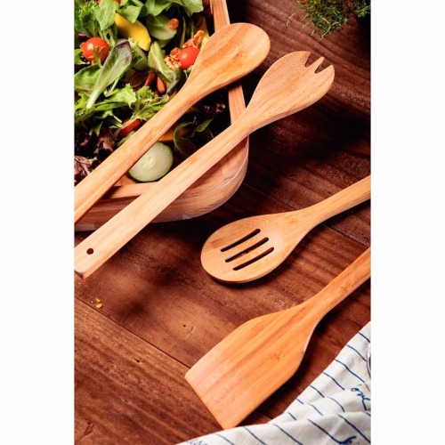 Colher de bambu natural 35 cm