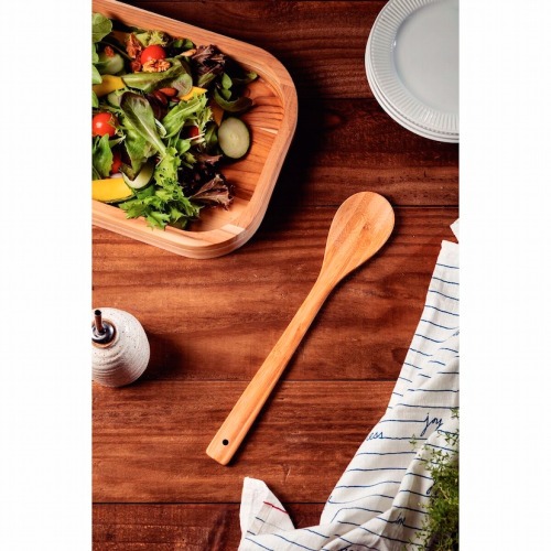 Colher de bambu natural 35 cm