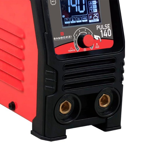 Inversora de solda 140A Display digital para eletrodo revestido - Pulse 140 110V/220V Inversora de solda 140A Display digital para eletrodo revestido - Pulse 140 110V/220V