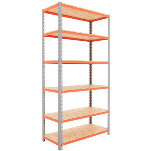 Estante desmontável 1000 x 450 x 1950 mm com 6 prateleiras - 40301 Estante desmontável 1000 x 450 x 1950 mm com 6 prateleiras - 40301