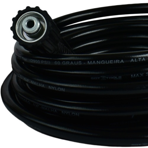 Mangueira para lavadora de alta presso M22/14 X 1/4 fmea com 7 metros