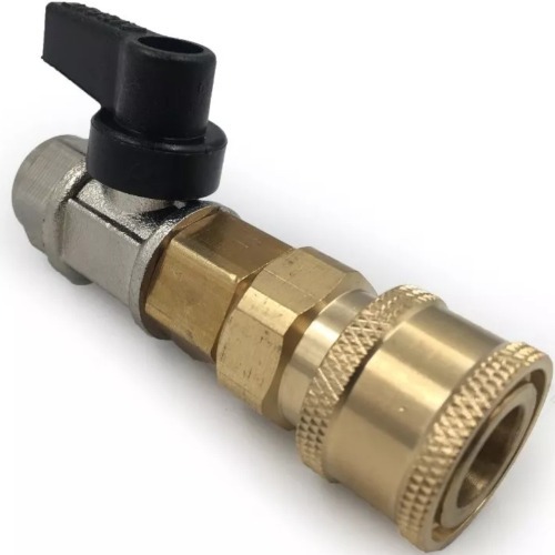 Kit engate rpido com registro para lavadoras de alta presso