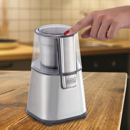 Moedor de caf e gros eltrico 220W em ao inox Gourmand Gris - MG200  110V