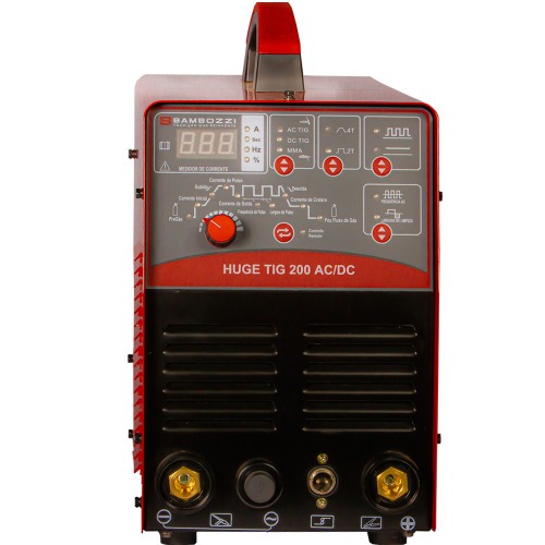 Inversora de solda 200A para alumínio AC/DC - HUGE TIG 200 220V Inversora de solda 200A para alumínio AC/DC - HUGE TIG 200 220V