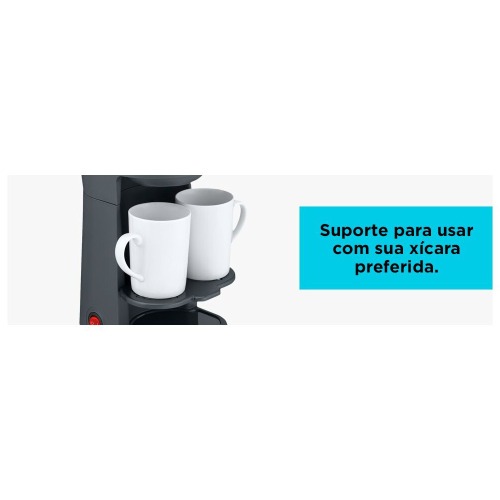 Cafeteira eltrica individual 600W com copo trmico 400 ml Freestyle - CM01  220V