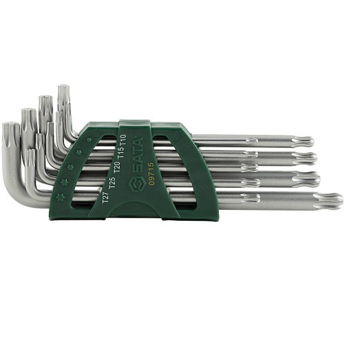Jogo de chave hexalobular longa T10 a T50 9 pe�as - ST09715