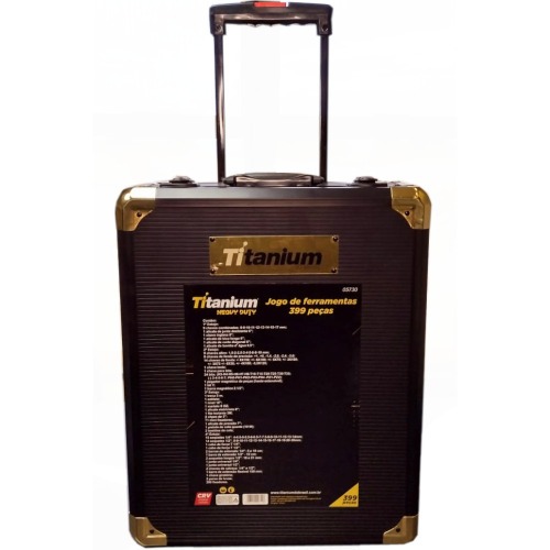 Jogo de ferramentas 399 pe�as com maleta profissional Heavy Duty