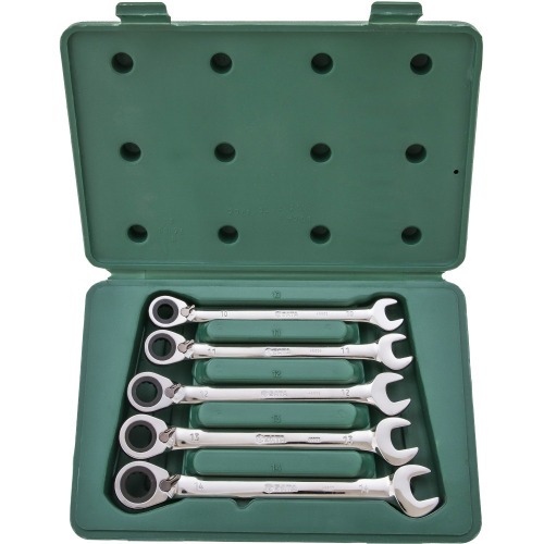 Jogo de chave combinada com catraca revers�vel de 10 a 14 mm com 5 pe�as - ST09083SJ