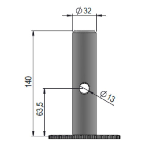 Rod�zio girat�rio para andaime com freio 6