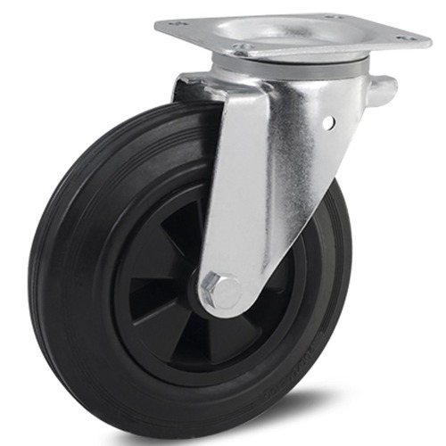 Rodízio giratório com placa 8 Rodízio giratório com placa 8