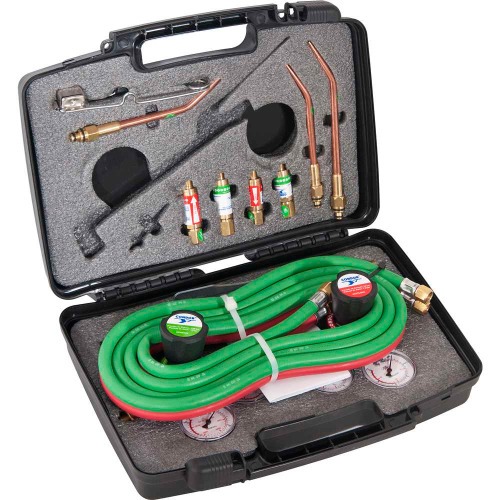 Conjunto de solda Oxigênio/Acetileno Prático - 407350 Conjunto de solda Oxigênio/Acetileno Prático - 407350