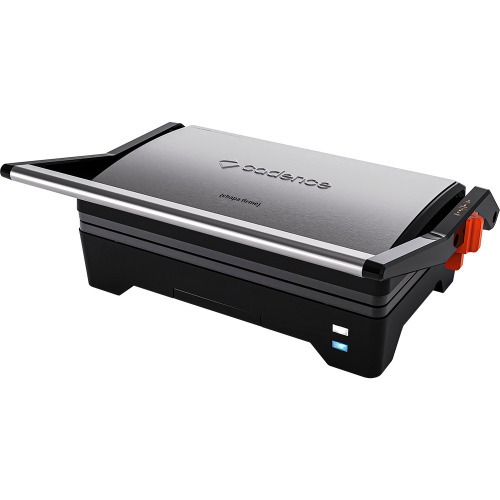 Sanduicheira e grill antiaderente 1200 watts Inox Chapa Firme - GRL621 110V Sanduicheira e grill antiaderente 1200 watts Inox Chapa Firme - GRL621 110V