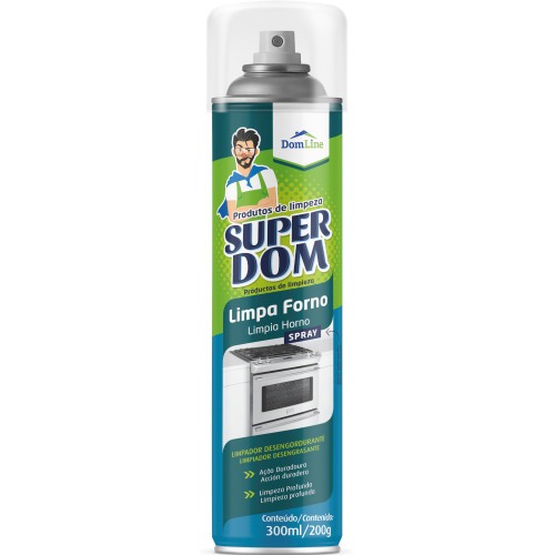 Limpa fornos spray 300 ml Super Dom
