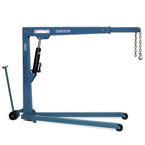 Guincho hidrulico capacidade 1 Ton com prolongador rodagem de ferro- MGH-1TP