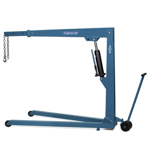 Guincho hidrulico capacidade 1 Ton com prolongador rodagem de ferro- MGH-1TP