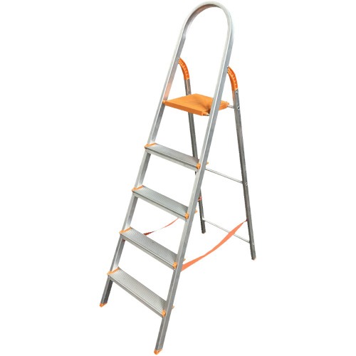 Escada de alumnio 5 degraus residencial - EDS005