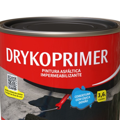 Impermeabilizante asfáltico 3,6L - DRYKOPRIMER ECO Impermeabilizante asfáltico 3,6L - DRYKOPRIMER ECO