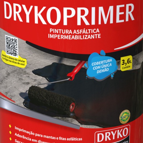 Impermeabilizante asfáltico 3,6L - DRYKOPRIMER ECO Impermeabilizante asfáltico 3,6L - DRYKOPRIMER ECO