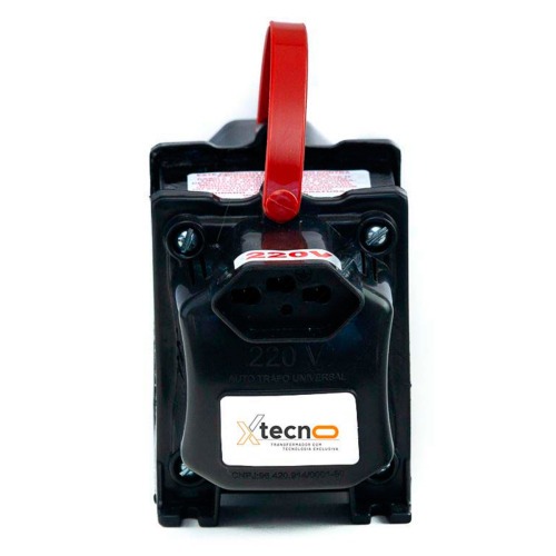 Transformador de voltagem 1010VA tomada tripolar 10A bivolt - Tecno 110V/220V Transformador de voltagem 1010VA tomada tripolar 10A bivolt - Tecno 110V/220V