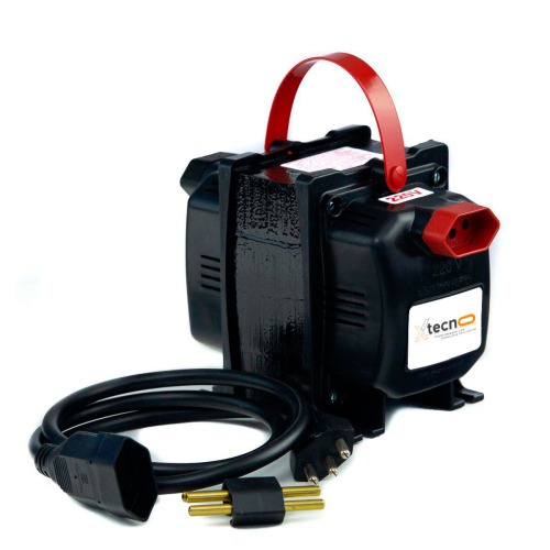Transformador de voltagem 3000 VA tomada tripolar 20A bivolt - Tecno 110V/220V Transformador de voltagem 3000 VA tomada tripolar 20A bivolt - Tecno 110V/220V