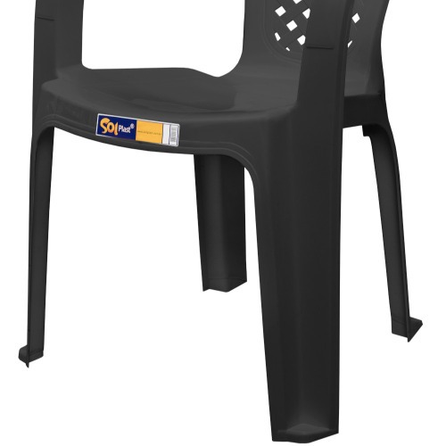 Cadeira plstica com braos - Jacarecica