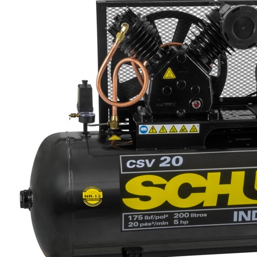 Compressor de ar 20 p�s 200 litros 5 hp monof�sico - CSV20/200 MAX  220V