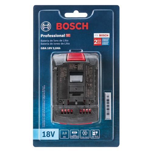 Bateria íons de lítio 18V 2,0Ah Coolpack - GBA 18V 2,0 AH Bateria íons de lítio 18V 2,0Ah Coolpack - GBA 18V 2,0 AH