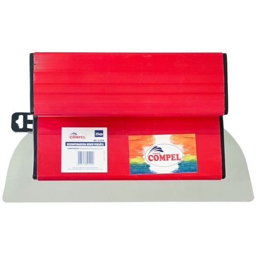 Desempenadeira em aço inox 25 cm - Berox Versátil Desempenadeira em aço inox 25 cm - Berox Versátil