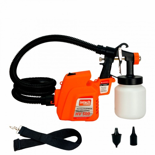 Pistola de pintura pulverizadora elétrica 450 watts - HV500 110V Pistola de pintura pulverizadora elétrica 450 watts - HV500 110V