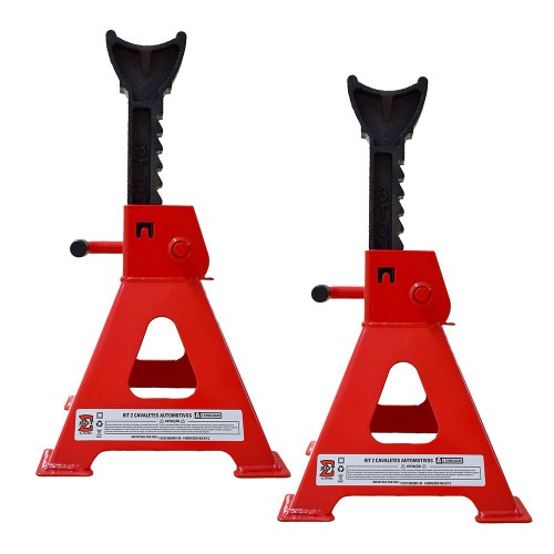 Cavalete mec�nico com capacidade 3 toneladas 2 pe�as