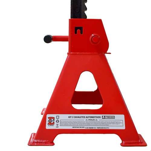Cavalete mec�nico com capacidade 3 toneladas 2 pe�as