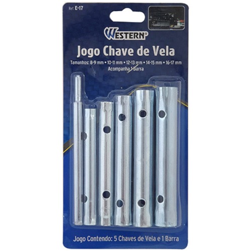 Jogo de chave de vela 5 peças Jogo de chave de vela 5 peças