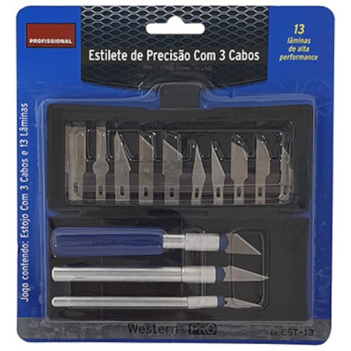 Jogo de estilete de preciso com 16 peas - EST-13
