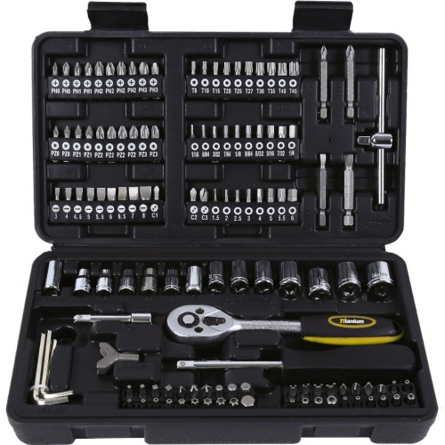 Jogo de ferramentas manuais 128 pe�as com maleta - 05774