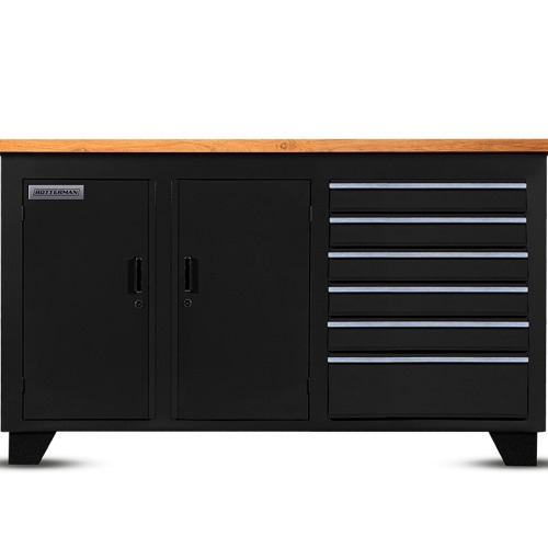 Bancada fechada com 6 gavetas e 2 portas RLL-204 Bancada fechada com 6 gavetas e 2 portas RLL-204