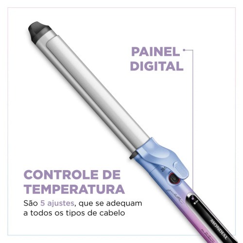 Modelador de cachos 28 mm Duo Colors 4 Elementos By Juliette - MC-JU-03  110V/220V Modelador de cachos 28 mm Duo Colors 4 Elementos By Juliette - MC-JU-03  110V/220V