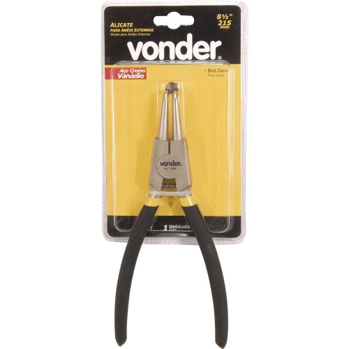 Alicate bico curvo para anis externos 8.1/2