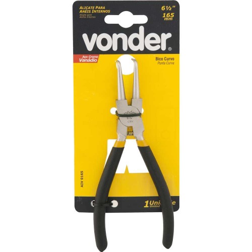 Alicate bico curvo para anéis internos 6.1/2 Alicate bico curvo para anéis internos 6.1/2