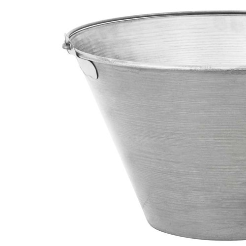 Balde metálico para concreto 10 litros Balde metálico para concreto 10 litros