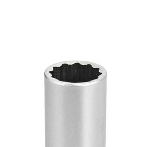 Soquete estriado longo 15 mm encaixe 1/2 Soquete estriado longo 15 mm encaixe 1/2