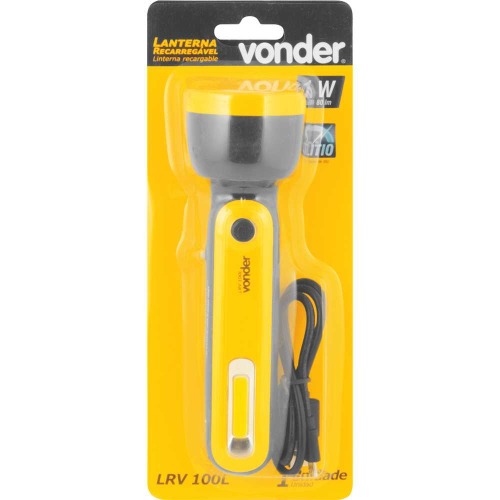 Lanterna recarregvel 80-100 lmens bateria de ltio - LRV 100L