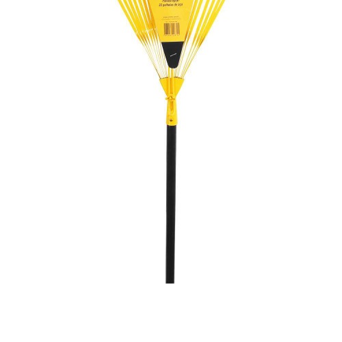 Vassoura  metlica para grama regulvel com cabo - VD202