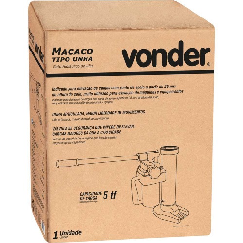 Macaco tipo unha 5 toneladas Macaco tipo unha 5 toneladas