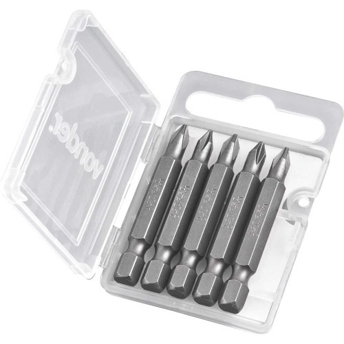 Jogo de bits phillips ponta ph1 x 50 mm encaixe 1/4