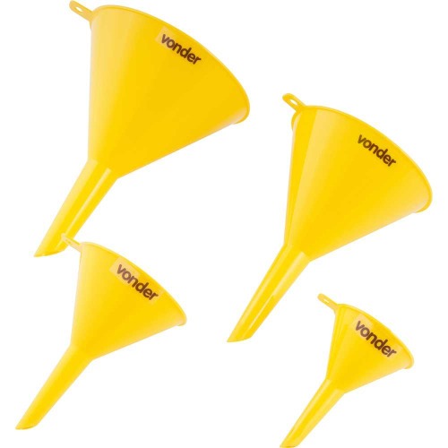 Funil de plstico com 4 peas - FPV004