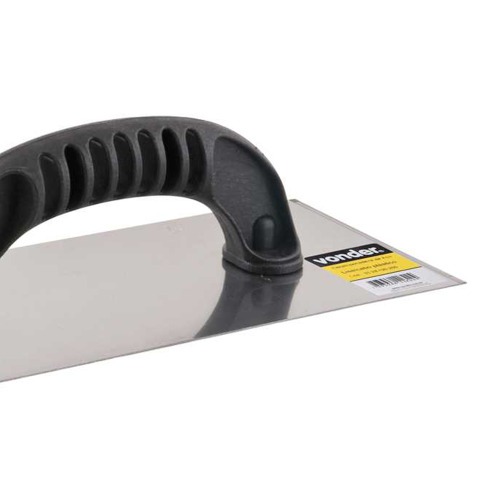 Desempenadeira em a�o lisa cabo pl�stico 120 x 255 mm