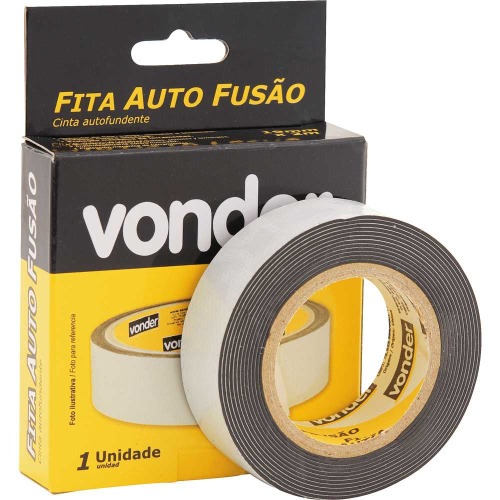 Fita isolante auto fusão de 19 mm x 2 metros Fita isolante auto fusão de 19 mm x 2 metros