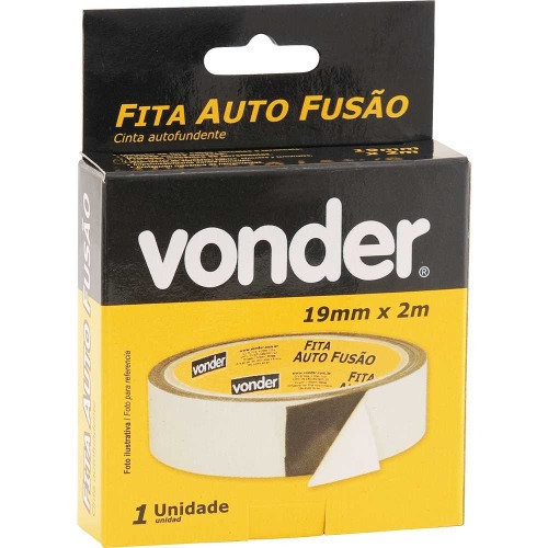 Fita isolante auto fusão de 19 mm x 2 metros Fita isolante auto fusão de 19 mm x 2 metros