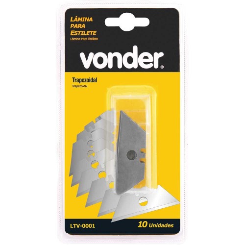 Lmina para estilete trapezoidal com 10 peas